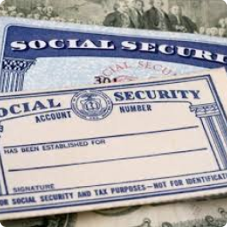 Blank social security documents.